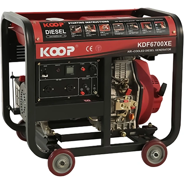 موتور برق دیزلی 5 کیلووات کوپ KDF6700XE - 2