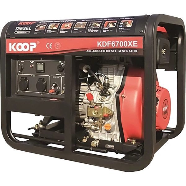 موتور برق دیزلی 5 کیلووات کوپ KDF6700XE - 4